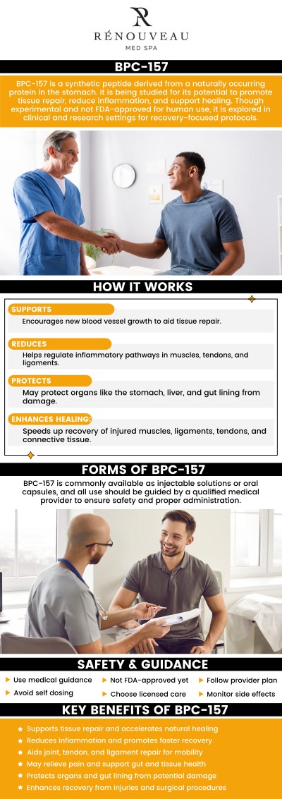 Common questions asked by clients: What is BPC-157, and how does it work in the body? What are the potential benefits of using BPC-157 peptides for healing? How is BPC-157 administered, and what forms are available? Can BPC-157 peptides help with muscle recovery and tissue repair? For more information, contact us today or book an appointment online. We are conveniently located at 11600 Washington Place, Suite 106, Los Angeles, CA 90066. We serve clients from Culver City Los Angeles CA, Downtown LA, Beverly Hills CA, Marina del Rey CA, Venice CA, Playa Vista CA, Mar Vista CA, Playa Del Mar CA, and surrounding areas.