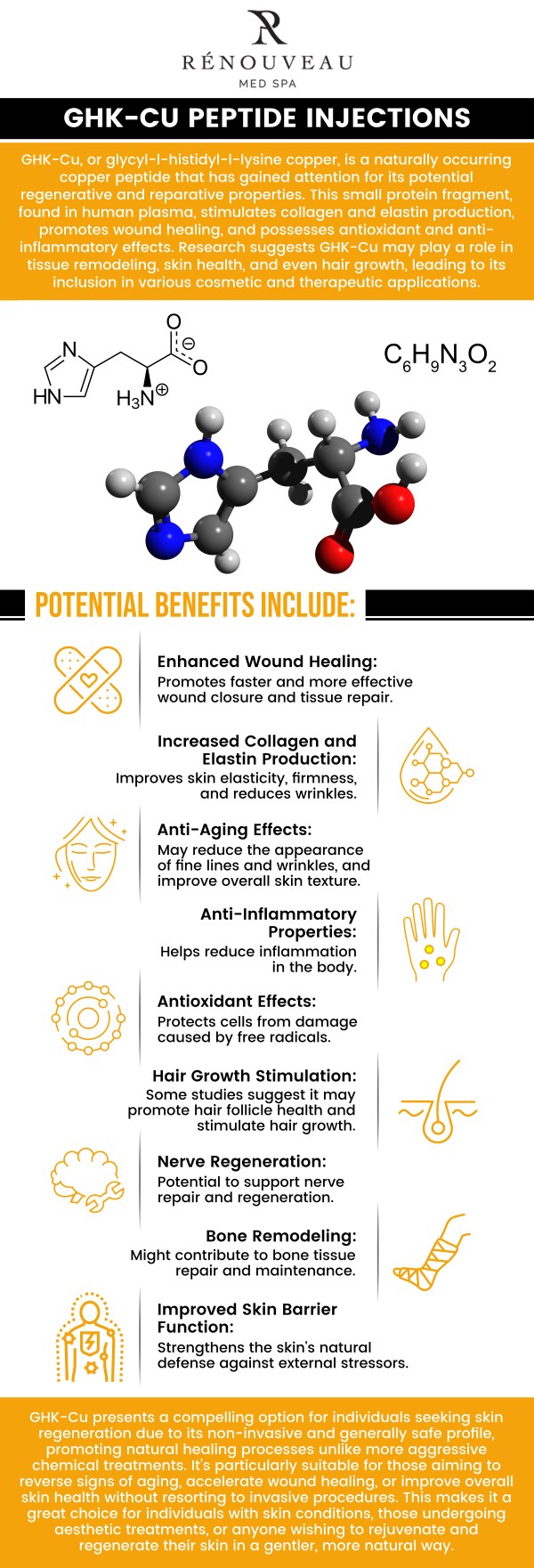 Common questions asked by clients: What are GHK-Cu peptides, and how do they work in the body? What are the benefits of using GHK-Cu peptides for skin care? How are GHK-Cu peptides administered, and what forms are available for treatment? How long does it take to see results from GHK-Cu peptide treatments? For more information, contact us today or book an appointment online. We are conveniently located at 11600 Washington Place, Suite 106, Los Angeles, CA 90066. We serve clients from Culver City Los Angeles CA, Downtown LA, Beverly Hills CA, Marina del Rey CA, Venice CA, Playa Vista CA, Mar Vista CA, Playa Del Mar CA, and surrounding areas.
